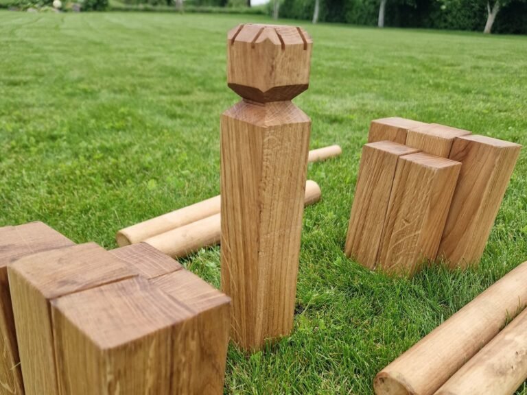 Vikingų žaidimas (KUBB) – lauko žaidimo nuoma Šiauliuose